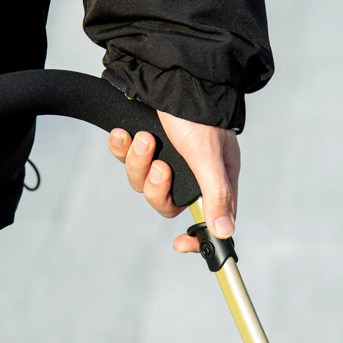 3-in-1 Detachable Pet Stroller - Foldable Dog and Cat Travel Carriage with Universal Wheel and Brake System, Red - Ideal for Extra Small & Small Sized Pets Outdoor Expeditions