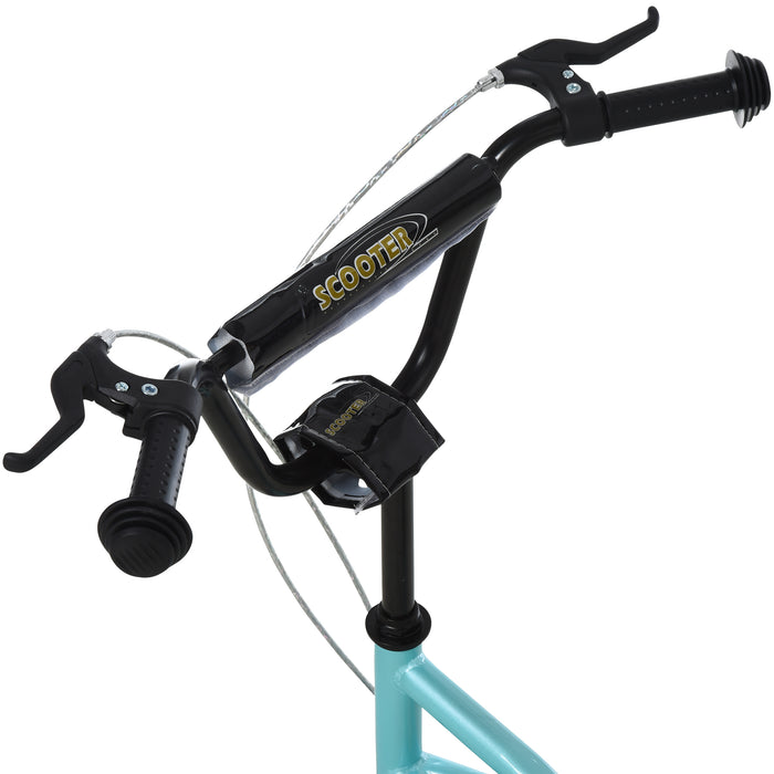 Kids' Steel Scooter - Height Adjustable, Blue and Black Kick Scooter - Perfect for Growing Children