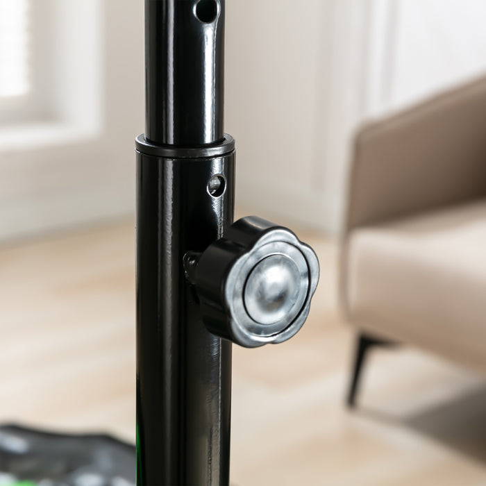 Octagonal 48" Fitness Rebounder Trampoline - Indoor/Outdoor Foldable Jumping Workout with Adjustable Handle, Green - Perfect for Cardio & Low-Impact Exercise