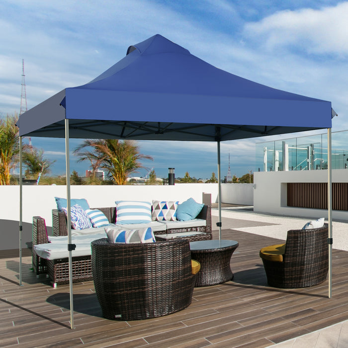 3m x 3m Pop-Up Canopy Tent - Commercial Instant Shelter Solution - Ideal for Outdoor Events and Trade Shows