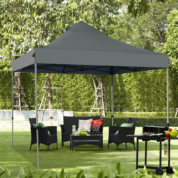 3m x 3m Pop-Up Canopy Tent - Commercial Instant Shelter Solution - Ideal for Outdoor Events and Trade Shows