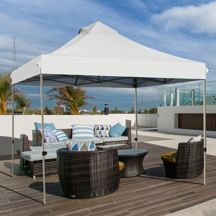 3m x 3m Pop-Up Canopy Tent - Commercial Instant Shelter Solution - Ideal for Outdoor Events and Trade Shows
