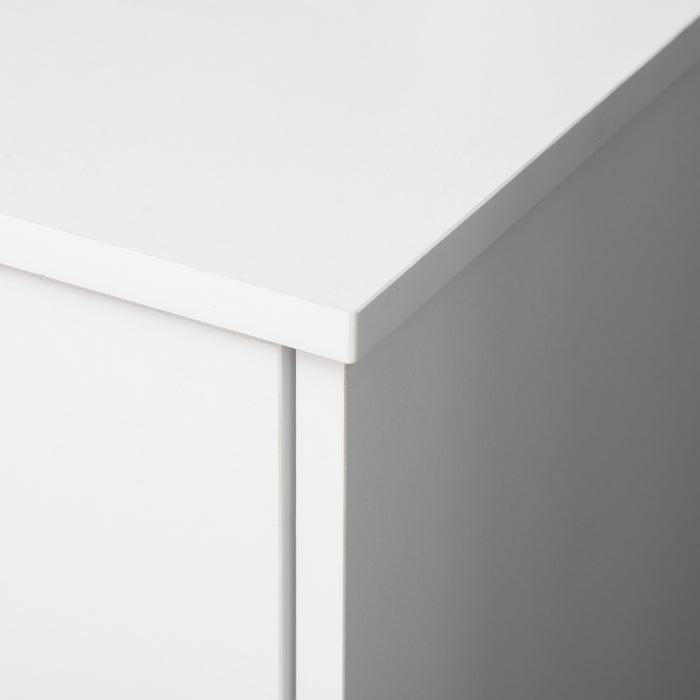 Mobile Storage Unit - Wheeled Filing Cabinet & Printer Stand with Open Shelving, Drawer Organizer for A4 Documents - Space-Saving Office Solution