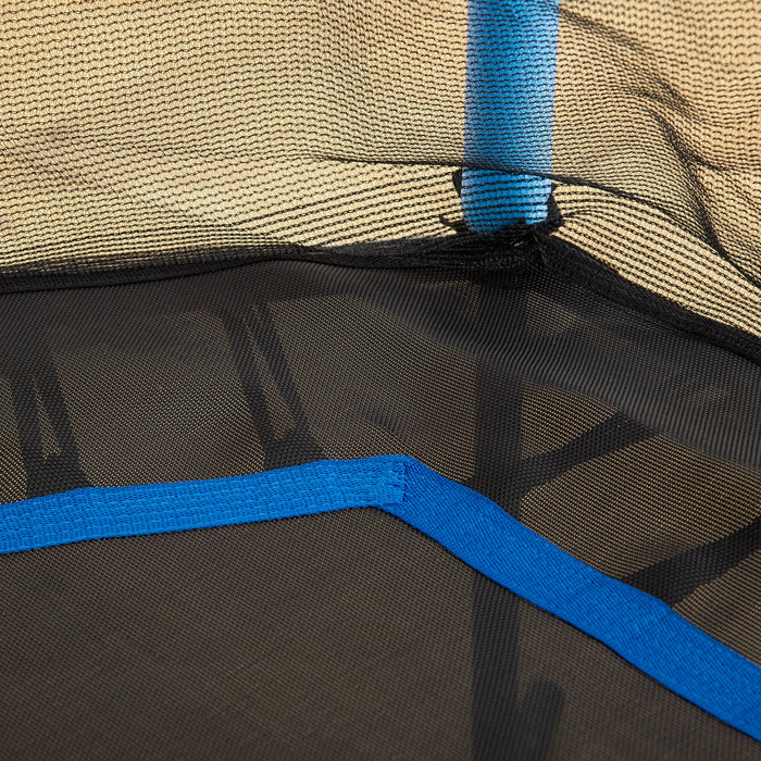 Kids 63" Trampoline with Safety Enclosure Net - Durable Mini Indoor/Outdoor Bouncer for Children - Ideal for Toddlers and Kids Ages 3-10, Blue