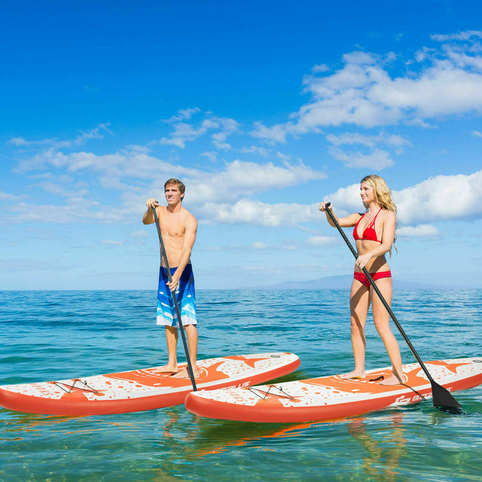 Inflatable 11FT SUP - Stand Up Paddle Board and Surfboard Combo - Ideal for Water Sports Enthusiasts