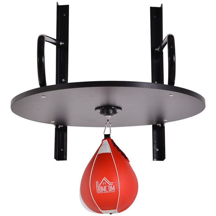 Pear Fast Boxing Set - Complete Wall-Mounted Punching Bag Kit with Platform, Pump & Accessories - Ideal for Home Gym & Fitness Training