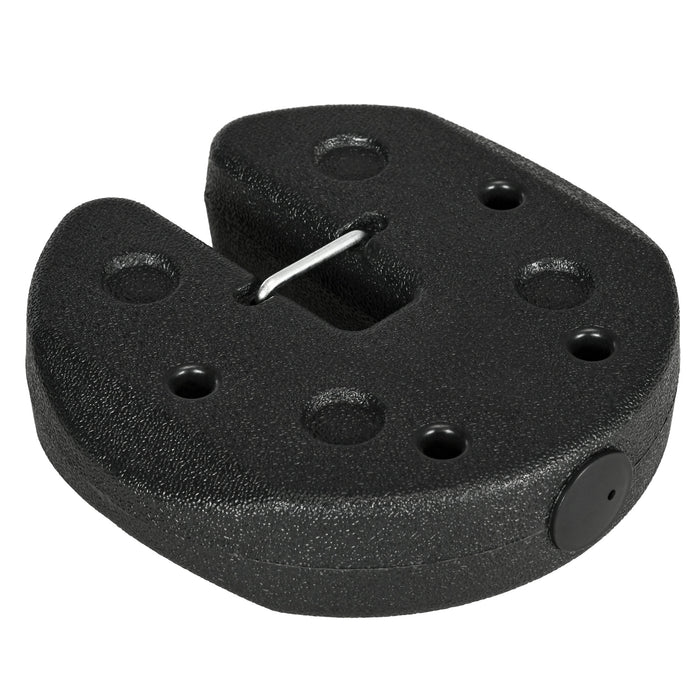 12KG Gazebo Weights Set of 4 - Heavy-Duty Leg Stabilizers with Reinforcement Pins & Carry Belt - Ideal for Canopies, Marquees & Tents Stability