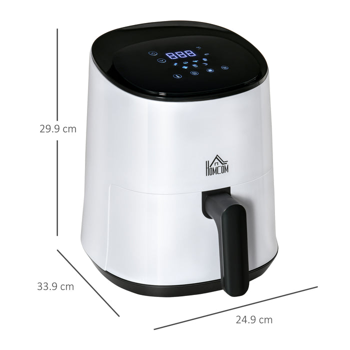 1300W 2.5L Air Fryer Oven with Digital Display - Fast Cooking, Rapid Air Circulation, Precise Temperature Control, and Timer - Healthy Meals for Modern Kitchens