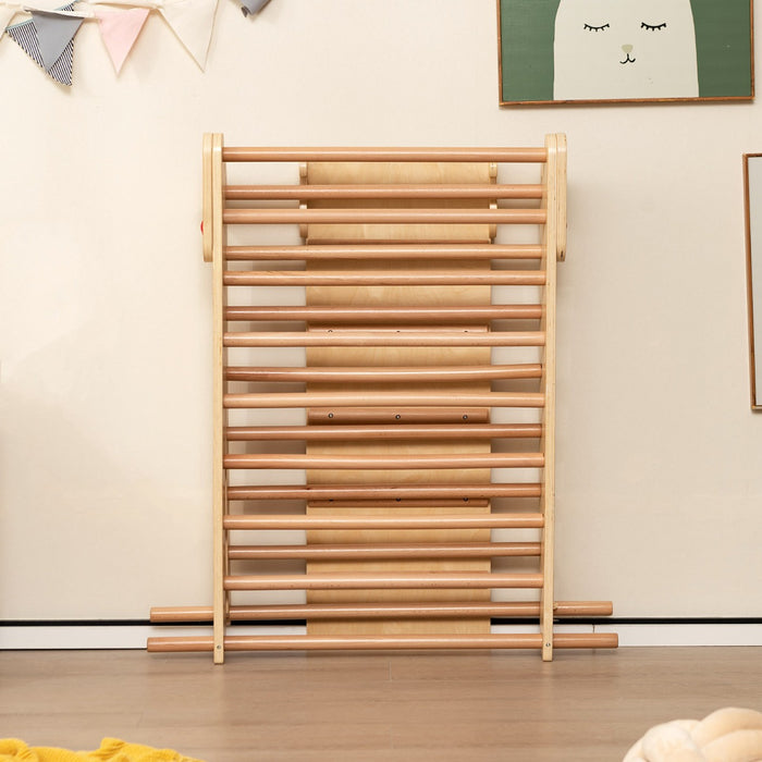 Little Mountaineers - Kids Adjustable Climbing Triangle with Reversible Ramp in Multicolor - Boosting Physical Development while Providing Fun Playtime Activities for Children