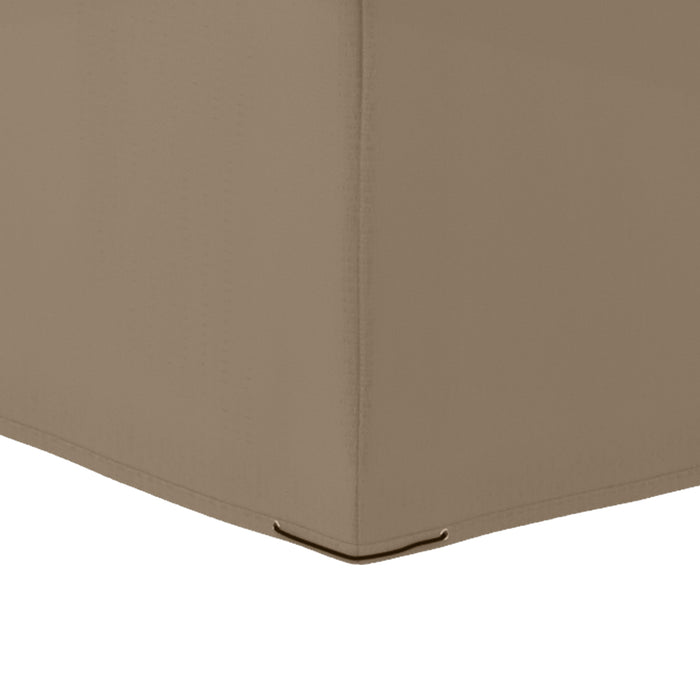 Oxford Outdoor Dining Set Cover - Heavy Duty, Waterproof & UV Resistant, 275x205x90cm - Beige Patio Furniture Protection