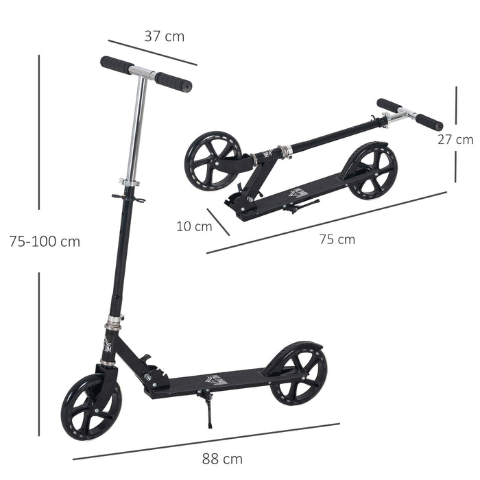 Adjustable Height Kids Scooter for 3-8 Years Old - Foldable, Rear Brake, Ride-on Toy - Ideal for Boys & Girls Outdoor Fun