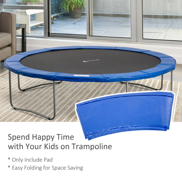 13ft Trampoline Replacement Surround - Safety Foam Padding Pad with Durable PVC Cover - Ideal for Family Outdoor Entertainment and Safety