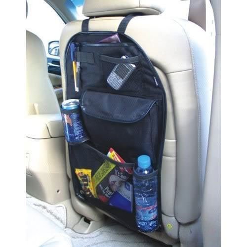 Car Back Seat Organizer - Storage Pockets for Toys, Books & Drinks - Keep Your Vehicle Neat and Kids Entertained on the Road