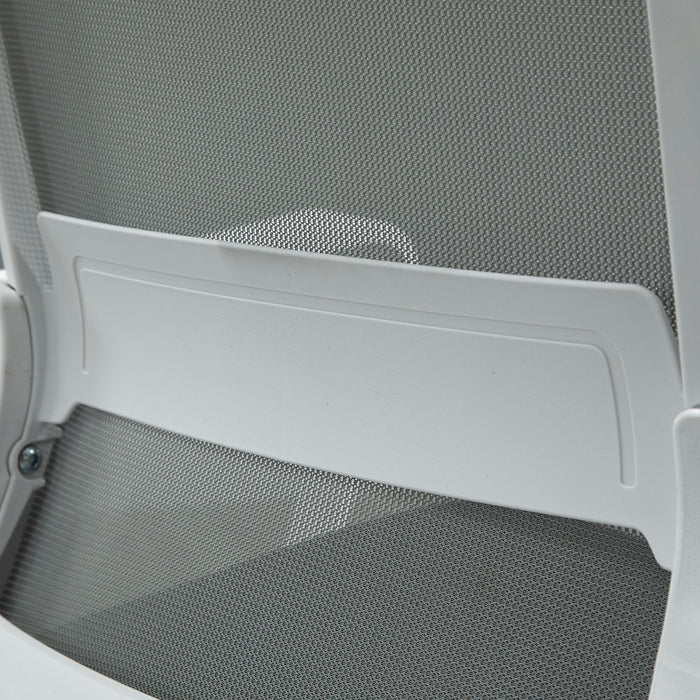 Ergonomic Mesh Desk Chair with Adjustable Height - Breathable Black Office Chair with Armrests and 360° Swivel Castors - Comfortable Seating Solution for Professionals