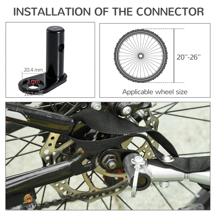 Folding Pet Bicycle Trailer - Steel Frame Dog Carrier with Jogger Stroller Option and Suspension System - Ideal for Active Pet Owners, Green & Grey Design