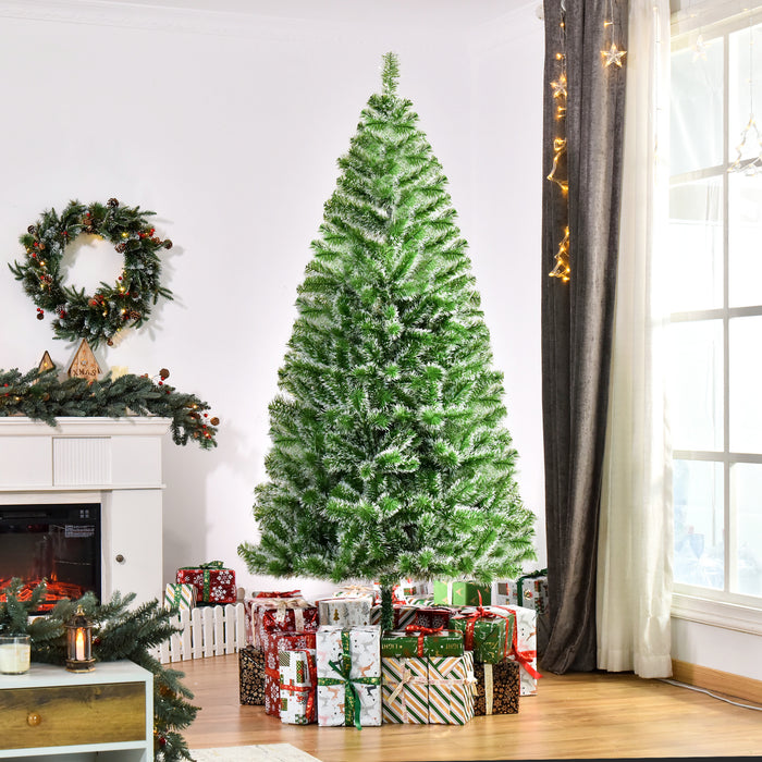 Luxury 2.1M Artificial Christmas Tree - Sturdy Metal Stand Included - Perfect for Festive Home Decoration