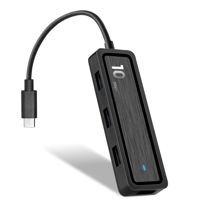Pinrui 6-in-1 USB Hub - USB3.1 Gen 2 4-Port Expander with SD/TF Adapter, Laptop Docking Station - Perfect for Efficient Working and Data Transfers