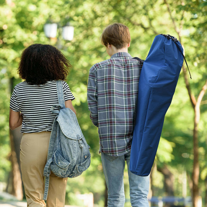 Outdoor Furniture Essentials - Portable Folding Swivel Camping Chair with Cup Holder - Perfect for Campers & Outdoor Enthusiasts