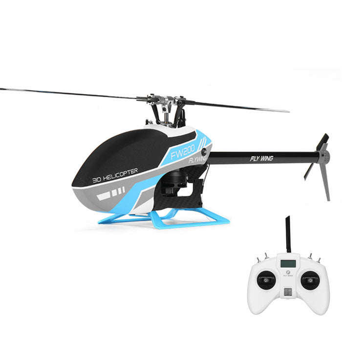 FLY WING FW200 - 6CH 3D Acrobatics GPS RC Helicopter with Altitude Hold, One-Key Return, APP Adjust & H1 V2 Flight Control System - Ideal for Aerial Stunts Enthusiasts