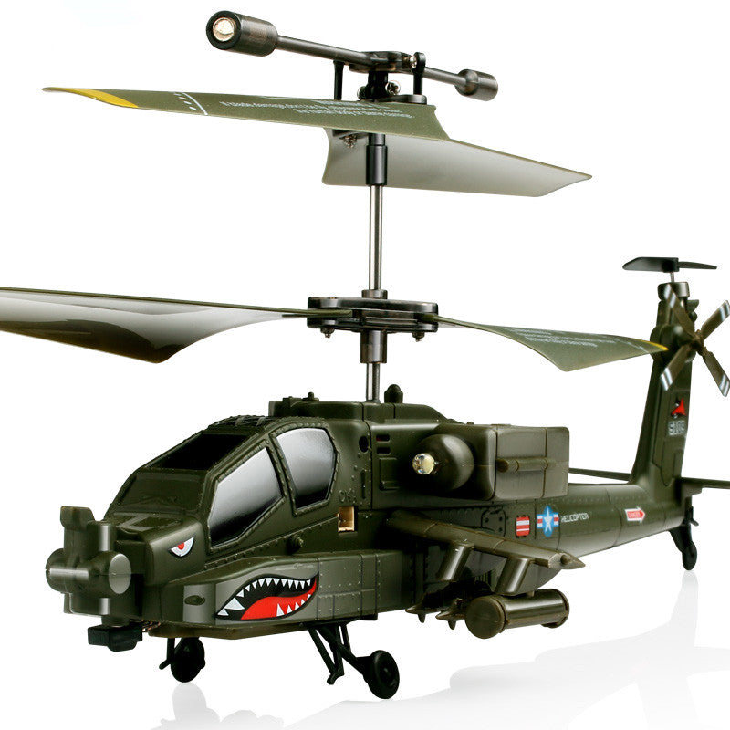 SYMA S109G 3.5CH Beast RC Helicopter RTF AH-64 Military Model Kids Toy