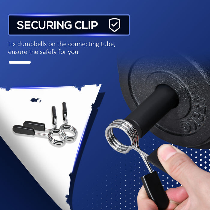 Adjustable Dumbbell Set with Solid Handle - Portable, Easy-to-Store Weights with Carry Case for Fitness Enthusiasts - Ideal for Men and Women’s Full-Body Workouts, Home and Office Use