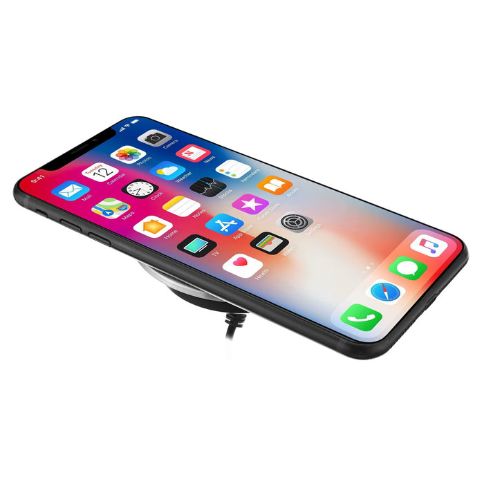 Qi Wireless Charger - Desktop Office Charging Station for Samsung S8 & iPhone X - Ideal for Professionals On-the-Go