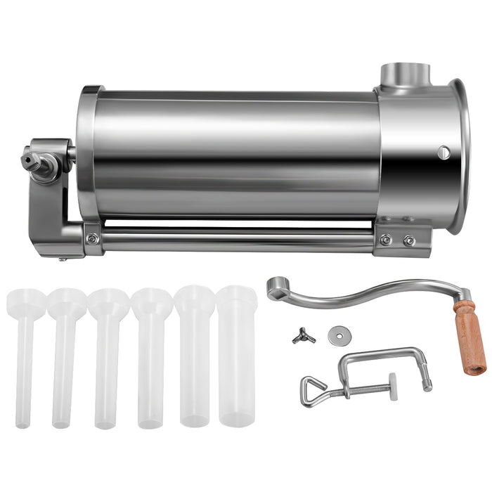 6L 6 Tubes Sausage Stuffer Machine - High-capacity Kitchen Appliance for Meat Processing - Ideal for Home Cooks and Professional Chefs