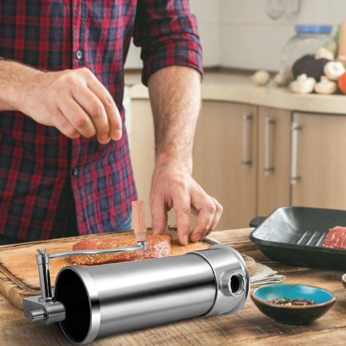 6L 6 Tubes Sausage Stuffer Machine - High-capacity Kitchen Appliance for Meat Processing - Ideal for Home Cooks and Professional Chefs