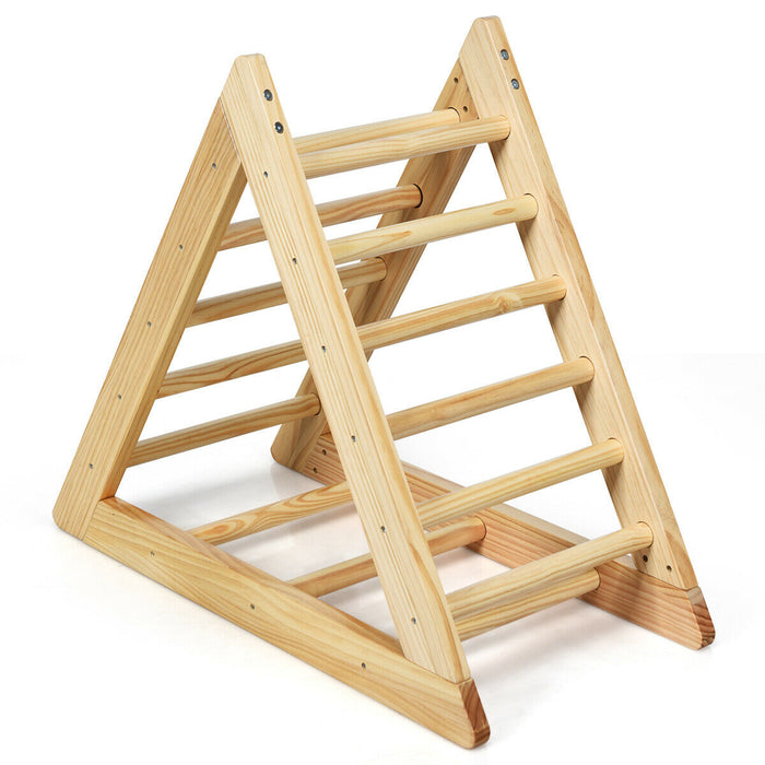 Wooden Climbing Ladder for Kids - 3-Level Adjustable Difficulty, Indoor Activity Toy - Great for Developing Physical Strength and Balance