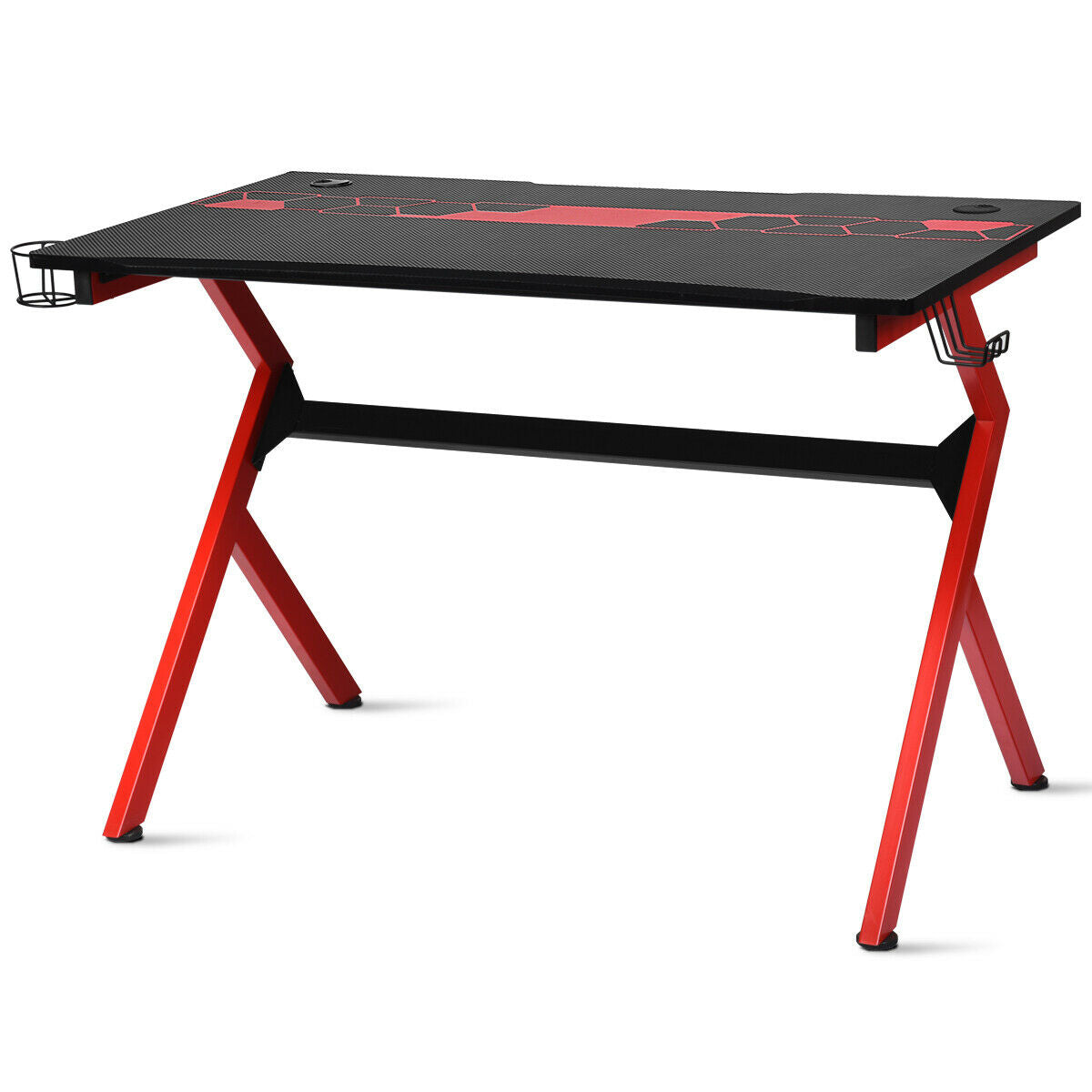 Ace Gaming - Sturdy Computer Desk with Built-in Headphones Holder - Perfect for Gamers and Audio Enthusiasts