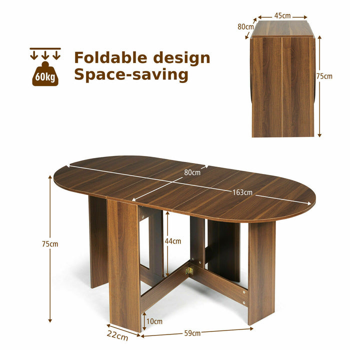 Wooden Craftmanship - Folding Multifunctional Table with Elegant Design - Perfect for Space Savers and Minimalists
