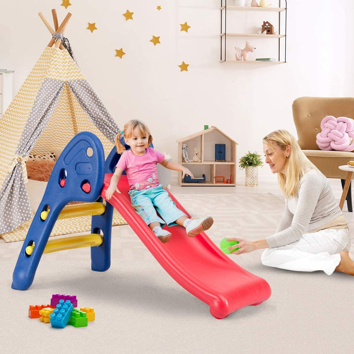 Plastic Foldable Slide - Perfect for Indoor and Outdoor Play - Ideal Fun-Time Option for Kids