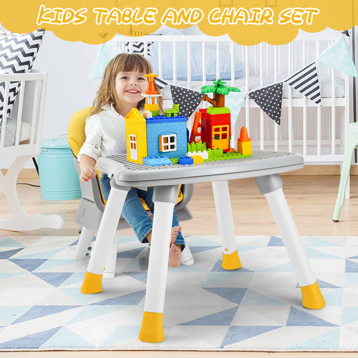 6-in-1 Baby High Chair, Model: Gray - Featuring 5-Point Harness and Detachable Tray - Ideal for Ensuring Safety and Convenience During Mealtime