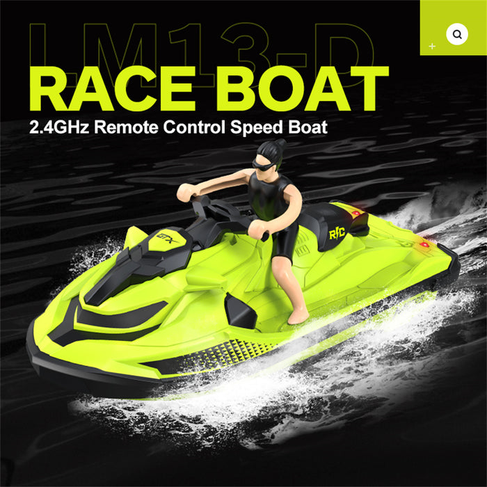 LMRC LM13-D RTR - 2.4G 4CH RC Motorboat, Remote Control Racing Ship, Waterproof Speedboat Toys - Perfect for Water Enthusiasts and Vehicle Model Collectors