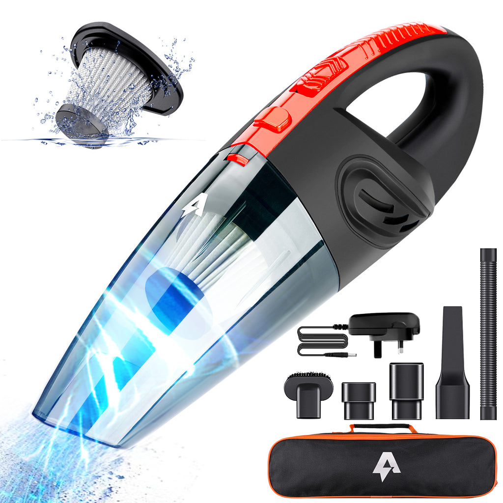 Andeman 3500PA Mini Cordless Handheld Car Vacuum - Portable, Rechargeable, 120W - Clean Your Car and Home with Ease