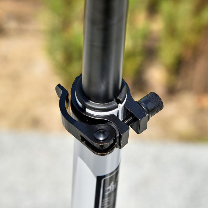 Foldable Adult & Teens Kick Scooter with Height Adjustment - Durable Aluminum Ride-On with Rear Wheel & Hand Brake, Shock Mitigation - Convenient Commuting for Ages 14 & Up, Silver Finish
