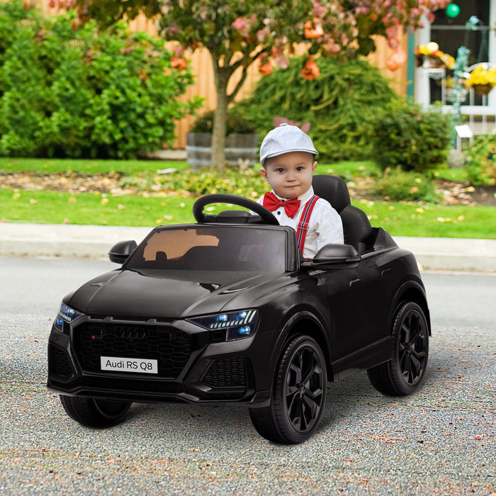 Audi RS Q8 6V Electric Ride-On Car for Kids - Battery-Powered with Music, Lights, and Parental Remote Control - Interactive Toy Vehicle for Children