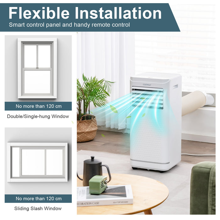 3-in-1 Portable Air Conditioner - 7000/9000 BTU with Remote Control and 24H Timer - Ideal for Temperature Control in Your Home or Office