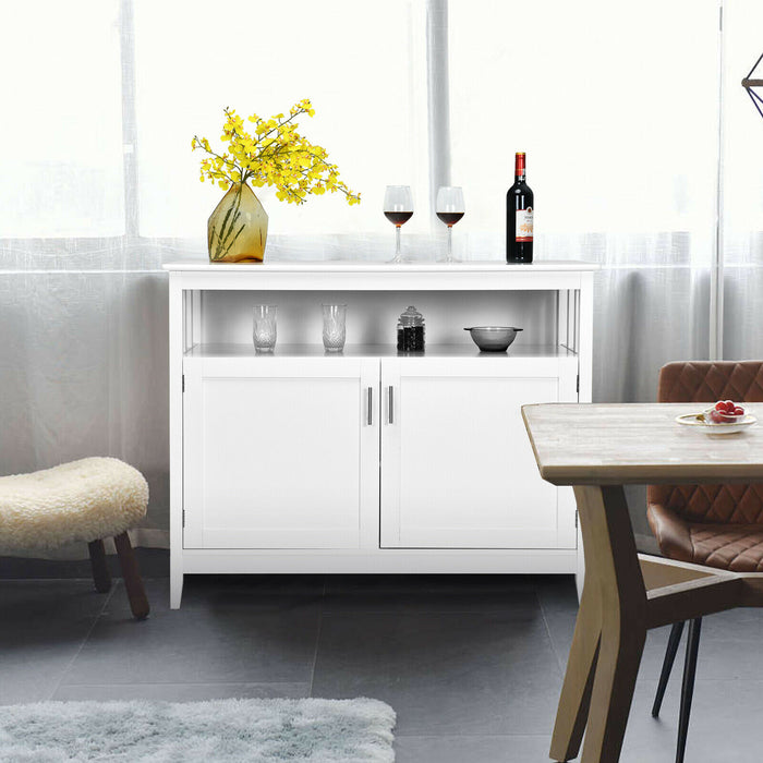 Sideboard Storage Unit - Adjustable Shelves, Elegant Home Furniture - Ideal for Decluttering Living Spaces