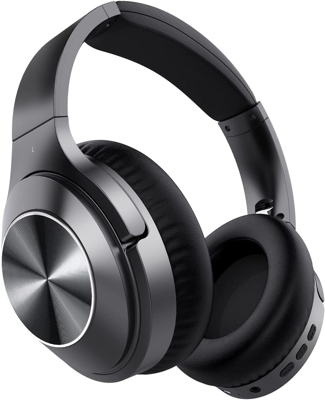 AUSDOM 1 Series - Bluetooth 5.0 Active Noise Cancelling Wireless Headphones - Built-in Microphone, 30 Hour Battery & Portable Carry Case