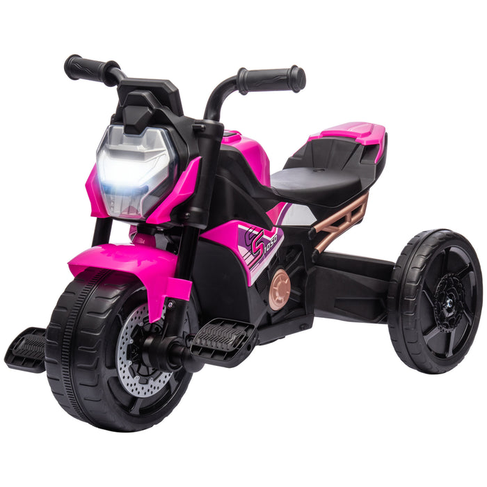 3-in-1 Toddler Trike - Convertible Sliding Car & Balance Bike with Headlight & Music Features, Pink - Ideal for Kids' Motor Skills Development and Fun