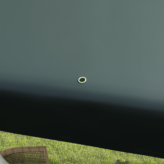 Garden Gazebo Marquee - 2.7m x 2.7m Outdoor Party Tent with Wedding Canopy, Dark Green - Perfect for Parties, Ceremonies, and Events