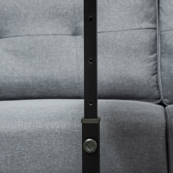 Rolling Laptop Stand with Wheels - Height Adjustable Mobile Overbed Table, Sofa Side Desk for Home Office - Ideal for Remote Work and Studying Spaces