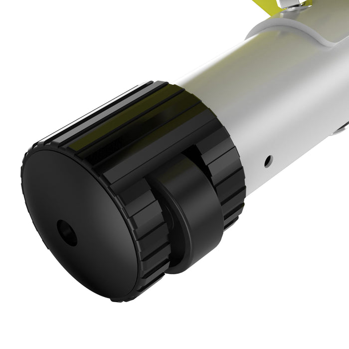 Stationary Cycling Bike with Steel Frame - Manual Resistance, LCD Display, Yellow Finish - Ideal for Indoor Fitness and Cardio Workout