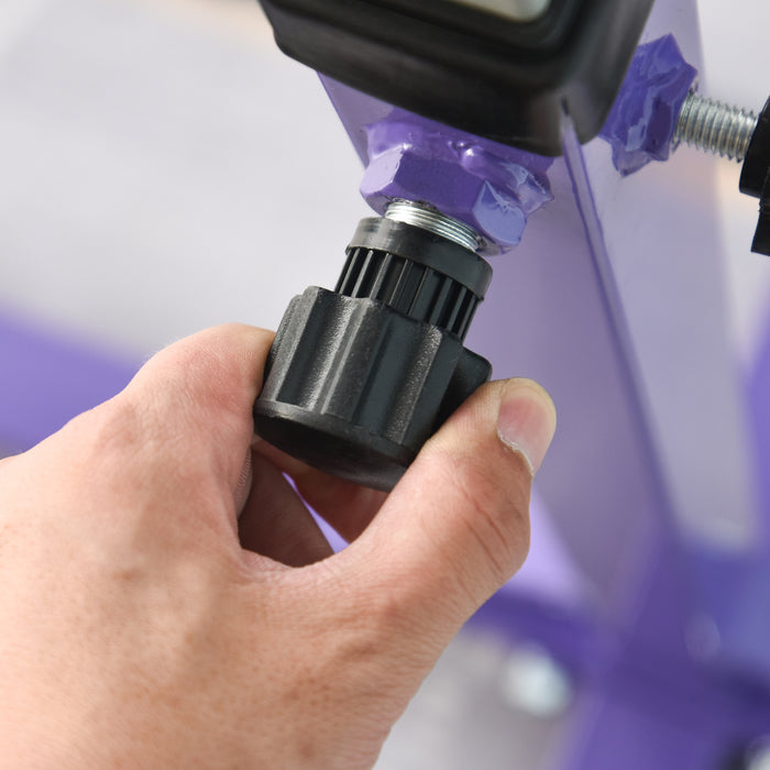 Adjustable Horizontal Gymnastics Bar in Purple - Steel Frame, Junior Kip High Bar for Home Gym Training - Ideal for Children's Gymnastic Development & Fitness