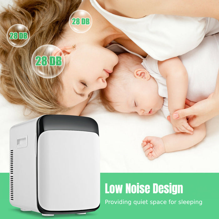 2-in-1 Travel Fridge Model - Portable Warmer Cooler Appliance - Ideal for Outdoor Trips and Keeping Food Fresh