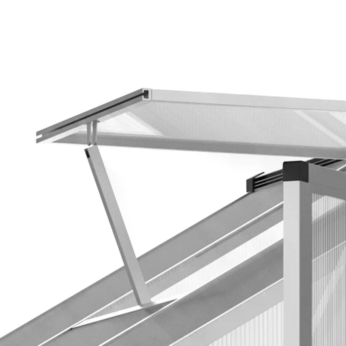 Large Walk-In Greenhouse - 6x10 ft Clear Polycarbonate with Sturdy Aluminium Frame - Ideal for Growing Garden Plants and Vegetables