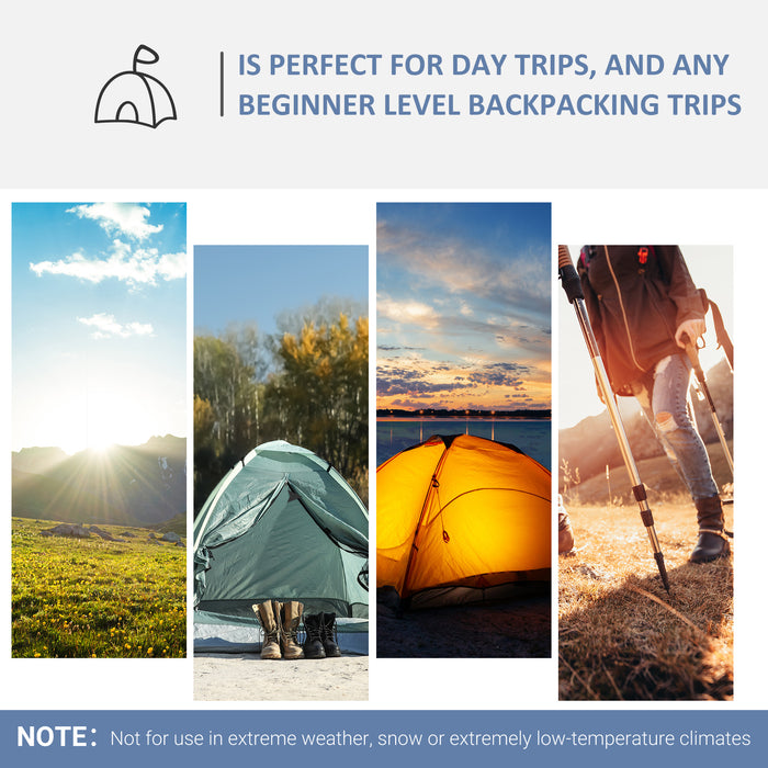 Portable Dome Family Camping Tent for 5-8 People - Outdoor Screen House Sun Shelter, Spacious 360x355x215cm - Ideal for Group Adventures, Dark Blue/Green