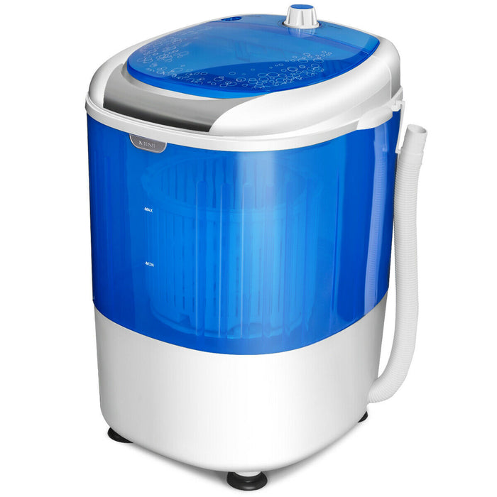 Mini Single Tub Washer Spin Dryer - 2 in 1 Semi-automatic Features - Ideal for Small Apartments and Space Saving