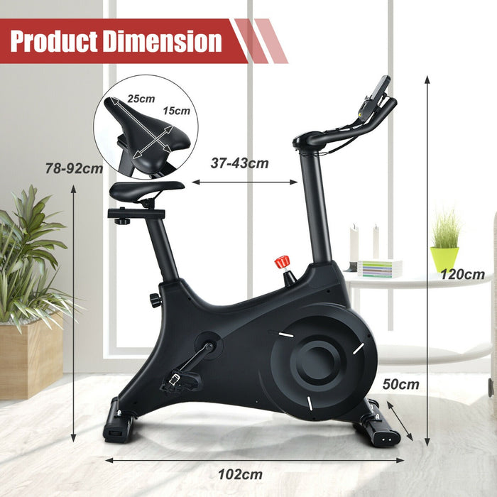 Premium Fitness Equipment - Exercise Bike with Adjustable Seat and Tablet/iPad/Phone Holder - Ideal Workout Solution for Home Gym Enthusiasts